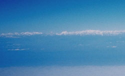 ヒマラヤ山脈遠望
